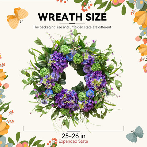 Thistle flowers texture detail on NaturaWre wreath