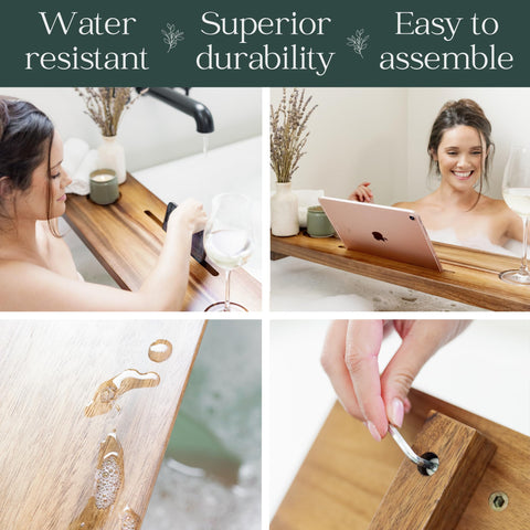 Nature Shed minimalist design enhances any bathroom with a rich wooden finish