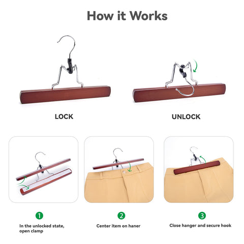 Nature Smile 360-degree rotatable hook hangers for easy access to clothing.
