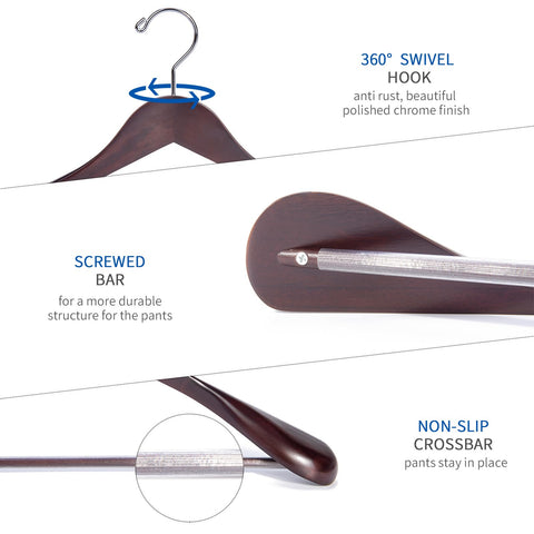 Nature Smile 360-degree swivel hook lets you view garments easily
