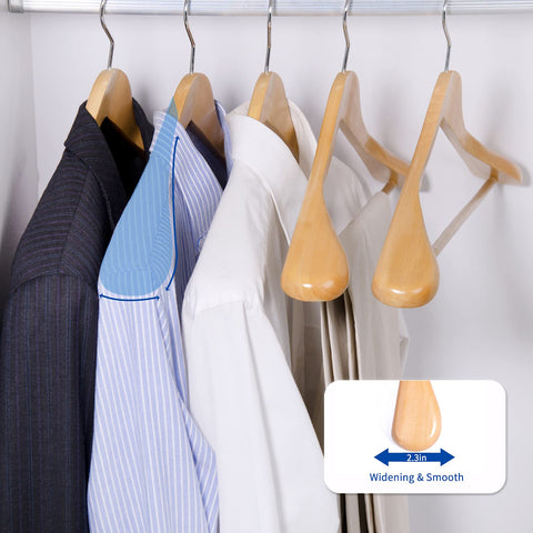 Nature Smile 360-degree swivel hook for easy garment viewing and handling.