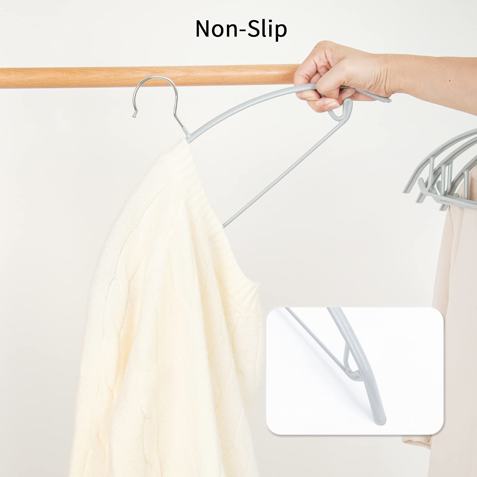 Nature Smile dimensions 16.54 by 7.75 by 0.47 inches help maximize closet space.