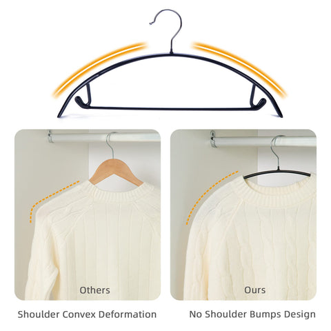 Nature Smile dress, suit, and coat hanger supports versatile wardrobe organization.