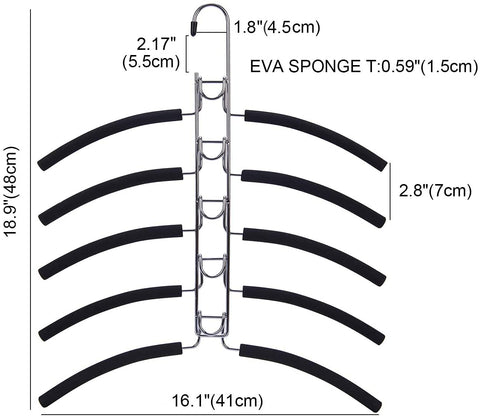 Nature Smile Durable metal construction supports heavier garments with steady balance.