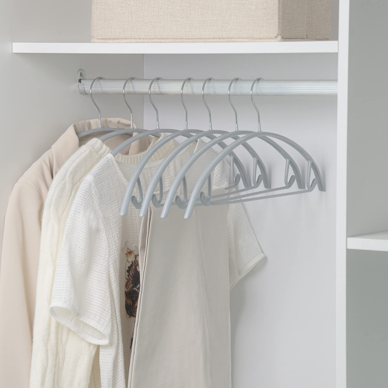 Nature Smile fits standard closet rods for easy replacement.