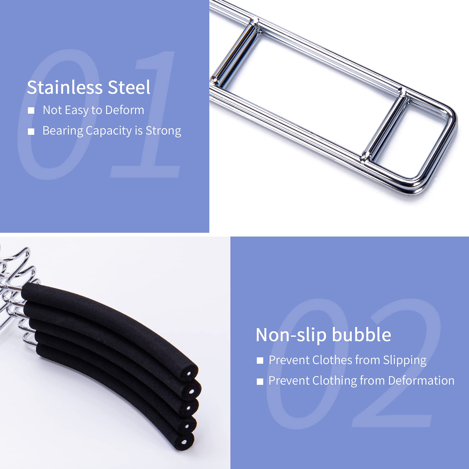 Nature Smile flexible rack for jackets, coats, and more.