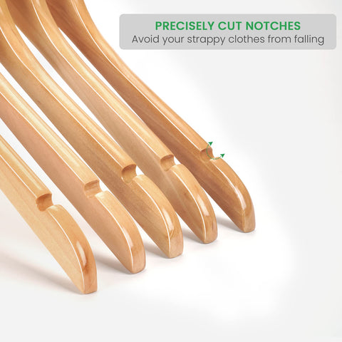Nature Smile hanger with notches for strap tops and dresses