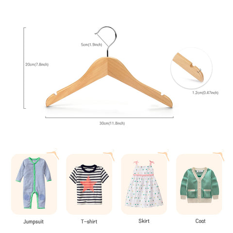 Nature Smile hanger with notches securely grips straps