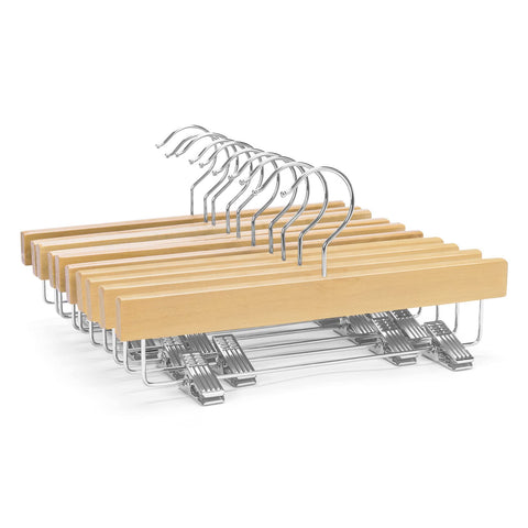 Nature Smile wooden kids hanger with smooth surface protects delicate fabrics