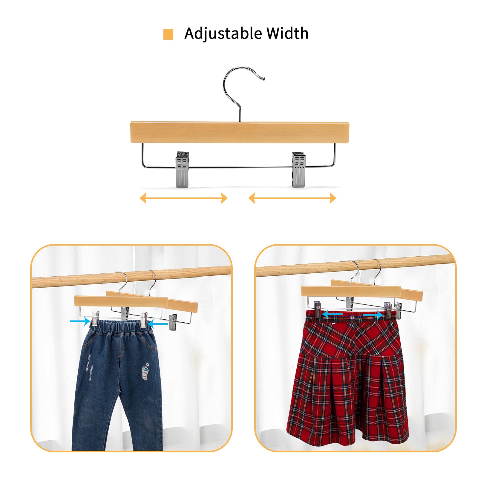 Nature Smile durable anti rust chrome hook for daily kid wardrobe use
