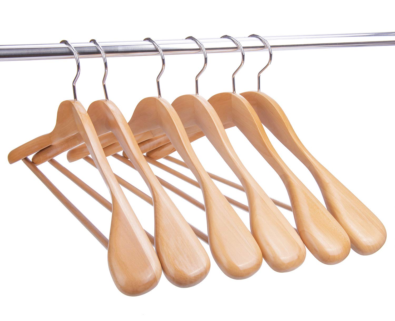 Nature Smile screw-fixed bar improves stability for heavier outerwear