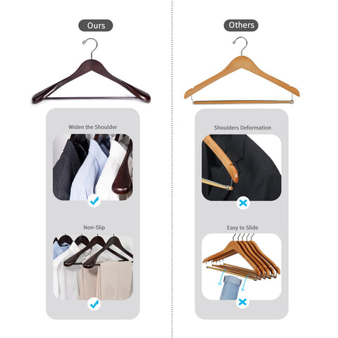 Nature Smile non-slip bar prevents trousers from slipping and wrinkling