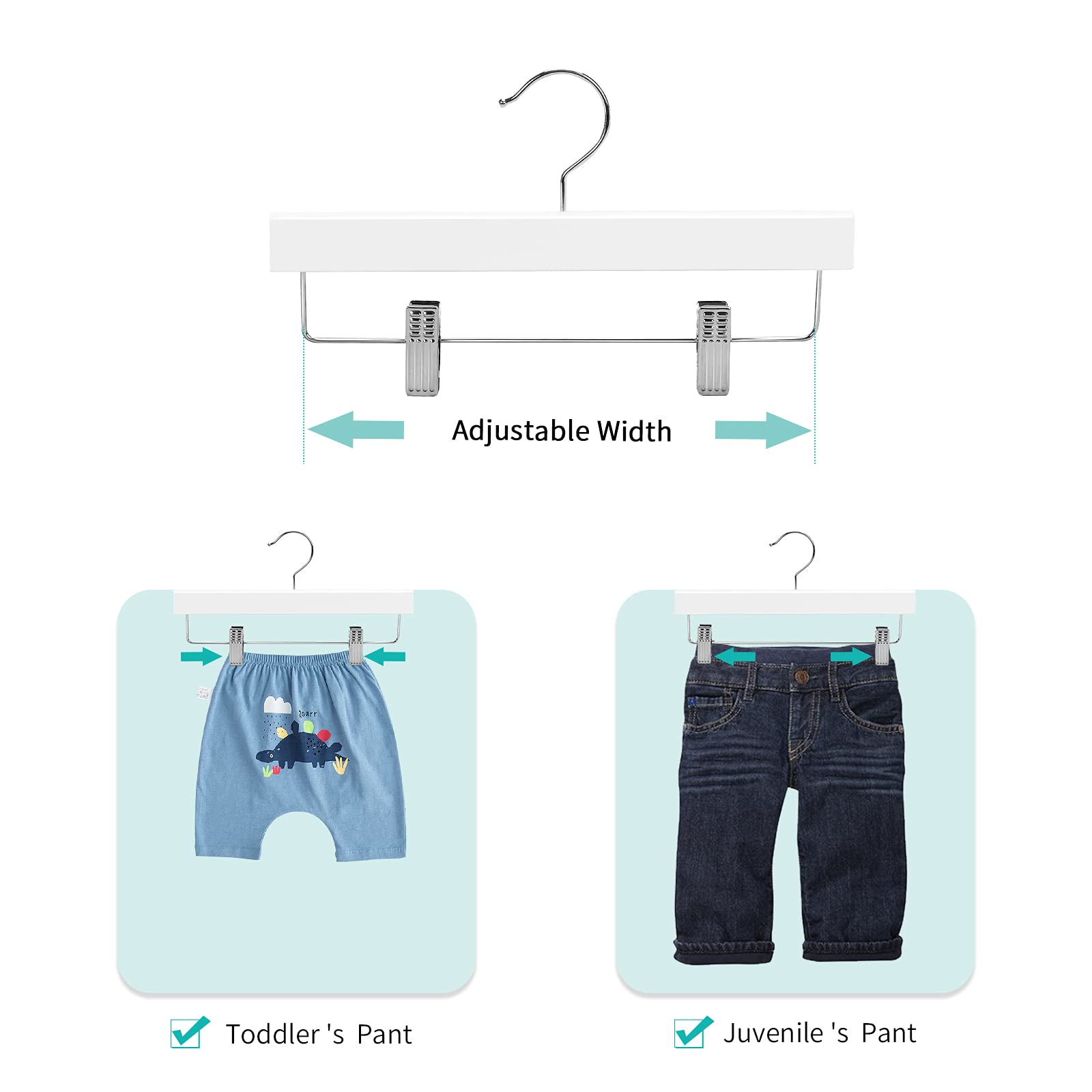 Nature Smile non-slip clip hanger grips pants without slipping