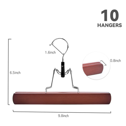 Nature Smile non-slip grip hangers with velvet lining keep garments securely in place.