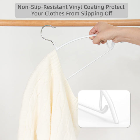 Nature Smile scarves and shawls hanger secures light fabrics neatly.