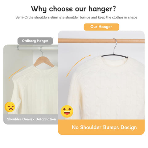 Nature Smile bump-free shoulders prevent indentations on fabrics
