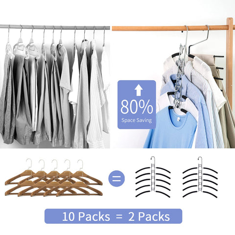 Nature Smile T-shirt and blouse rack keeps outfits accessible.