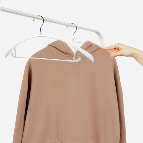 Nature Smile PVC construction offers durable, reusable storage solution for coats and shirts.