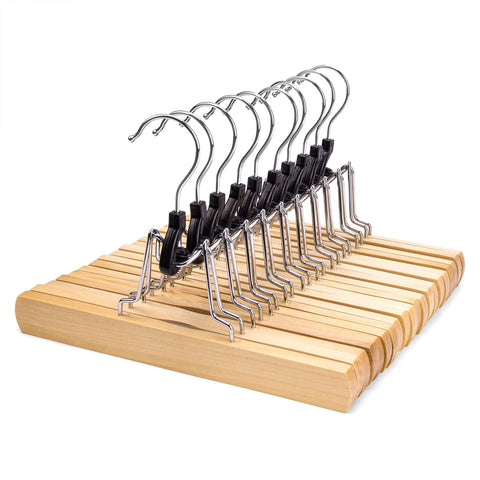 Nature Smile wooden hanger with solid wood for durable closet organization