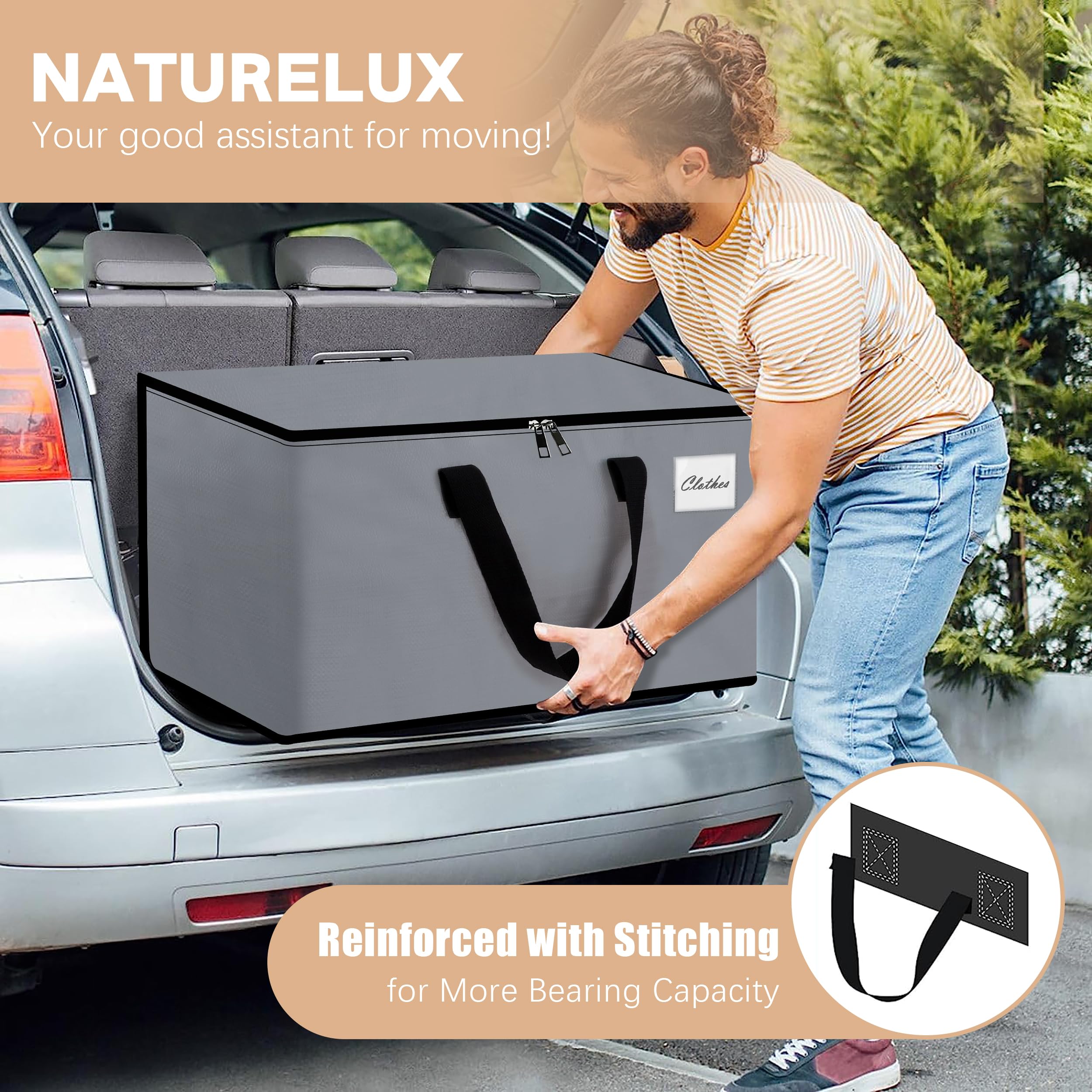 NatureLux collapsible design folds neatly for space-saving storage.
