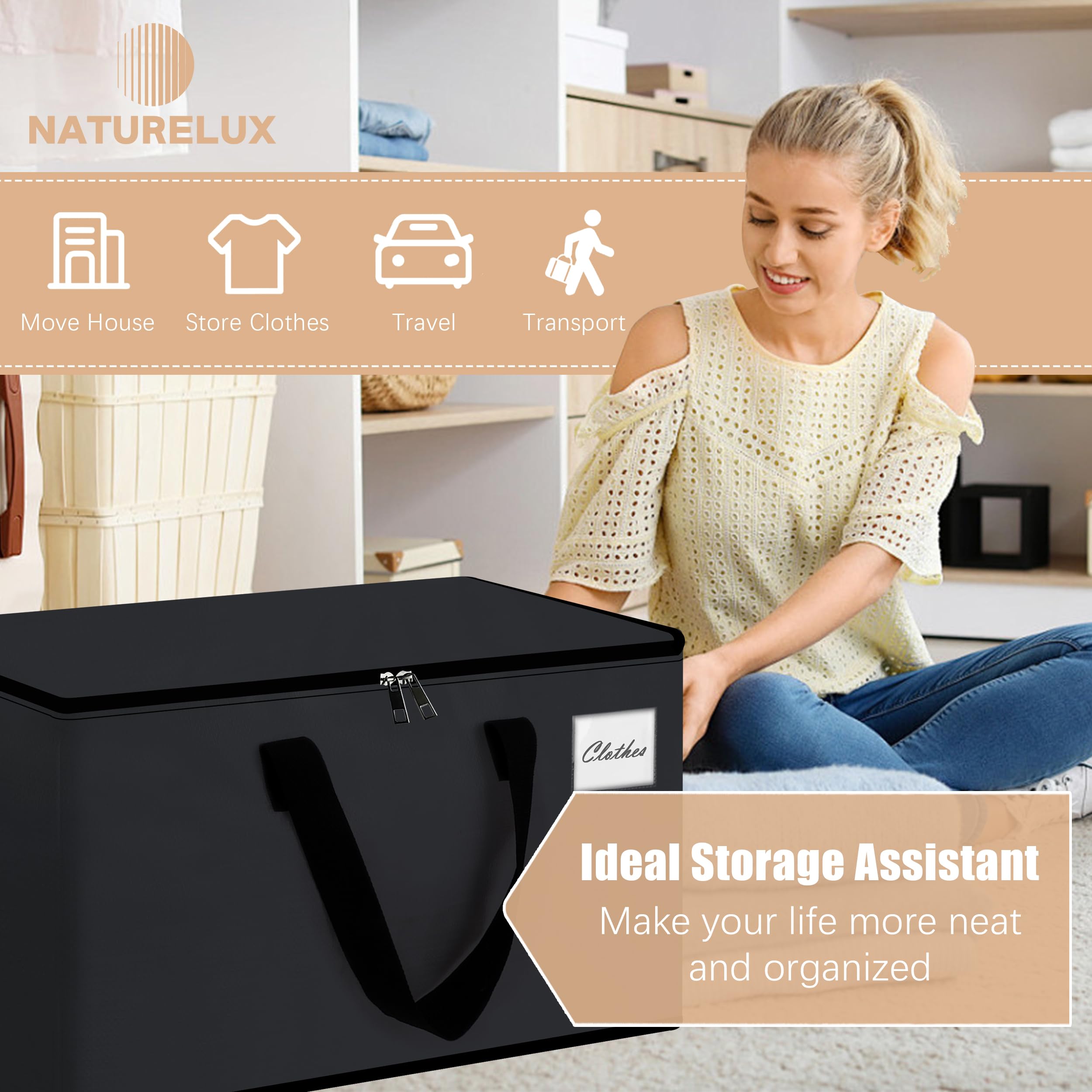 NatureLux collapsible design folds flat for compact storage when not in use.