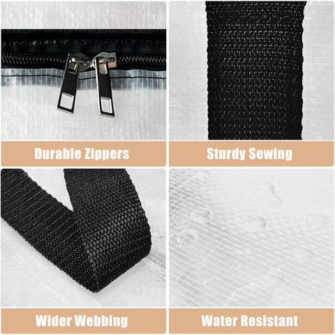 NATURELUX heavy-duty moving bag made with waterproof material for rainy days.