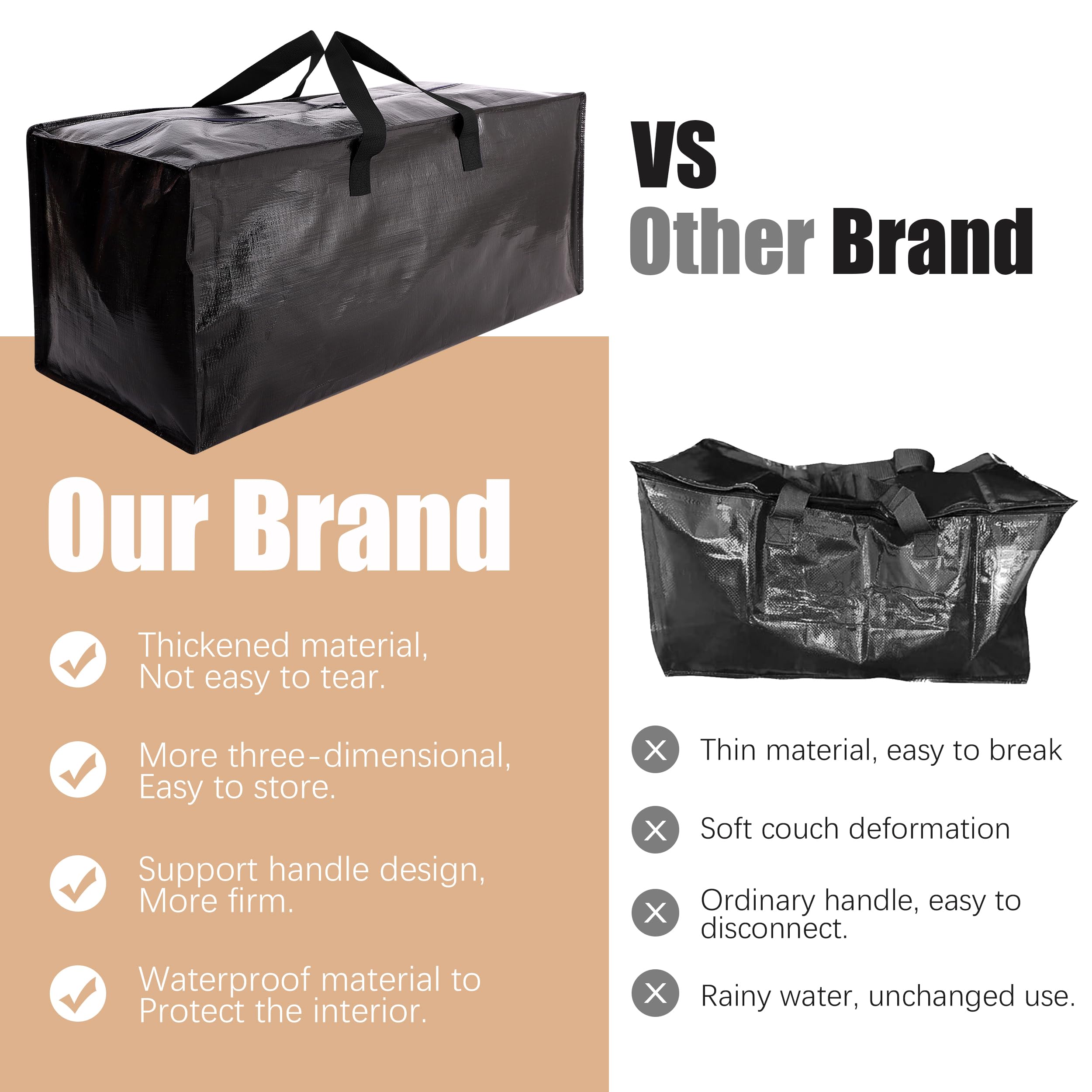 NATURELUX moving bags with backpack straps offering versatile carrying options.
