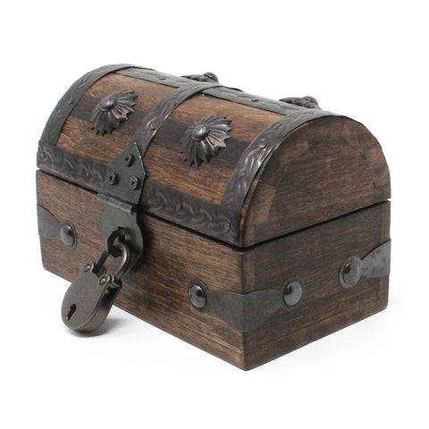 Nautical Cove pirate-themed décor idea shown with the chest.