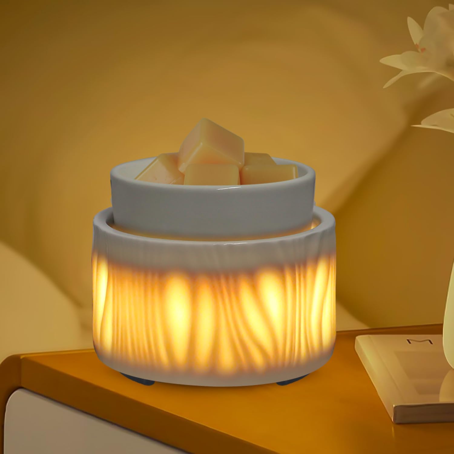Nawaza CE/ETL certified warmer ensures safe, reliable fragrance moments.