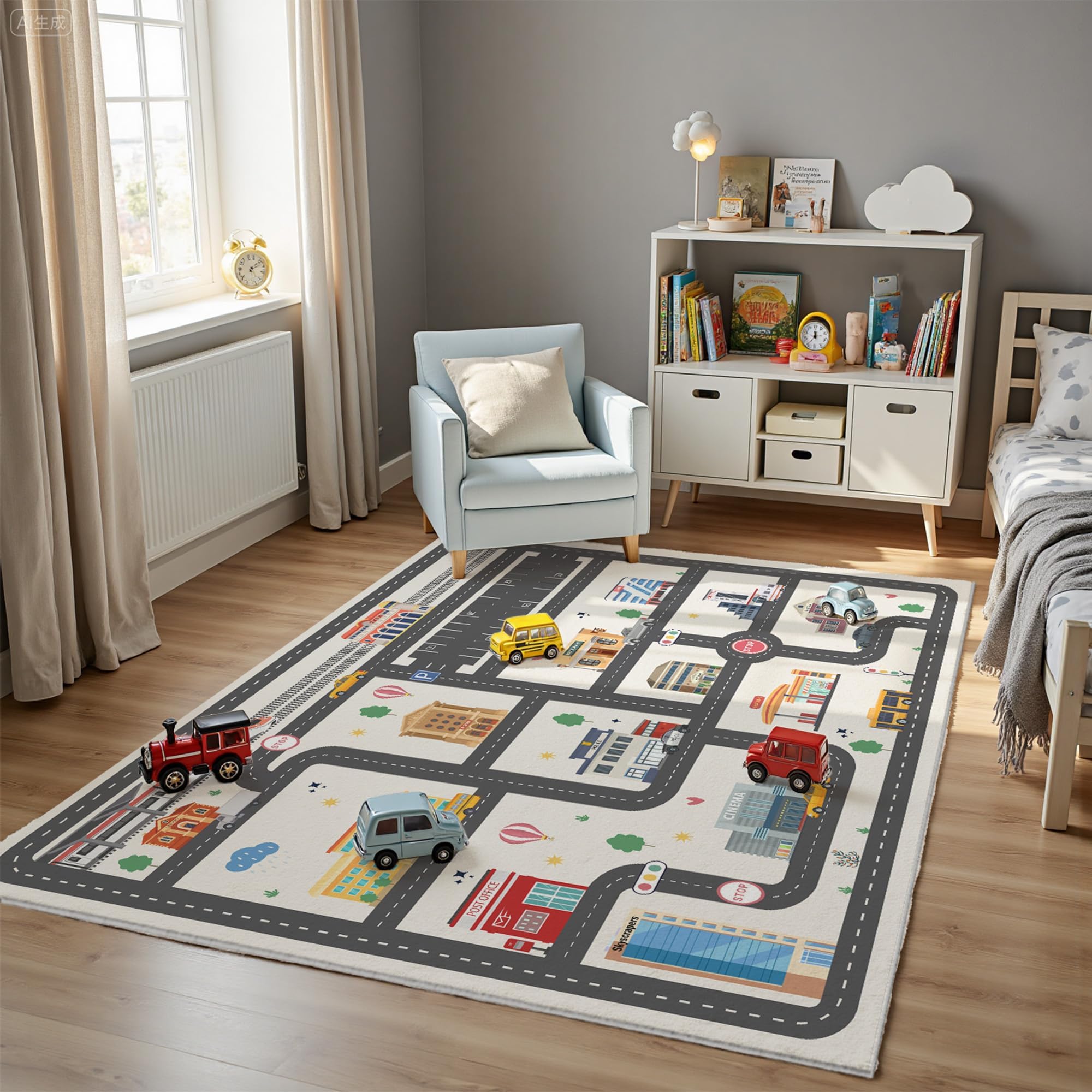 Nayoroom faux wool fabric close-up highlights easy-clean, stain-resistant surface.