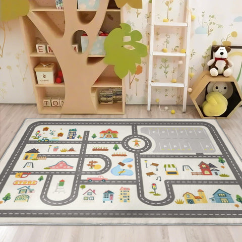 Nayoroom machine-washable rug cleans quickly after busy play sessions.