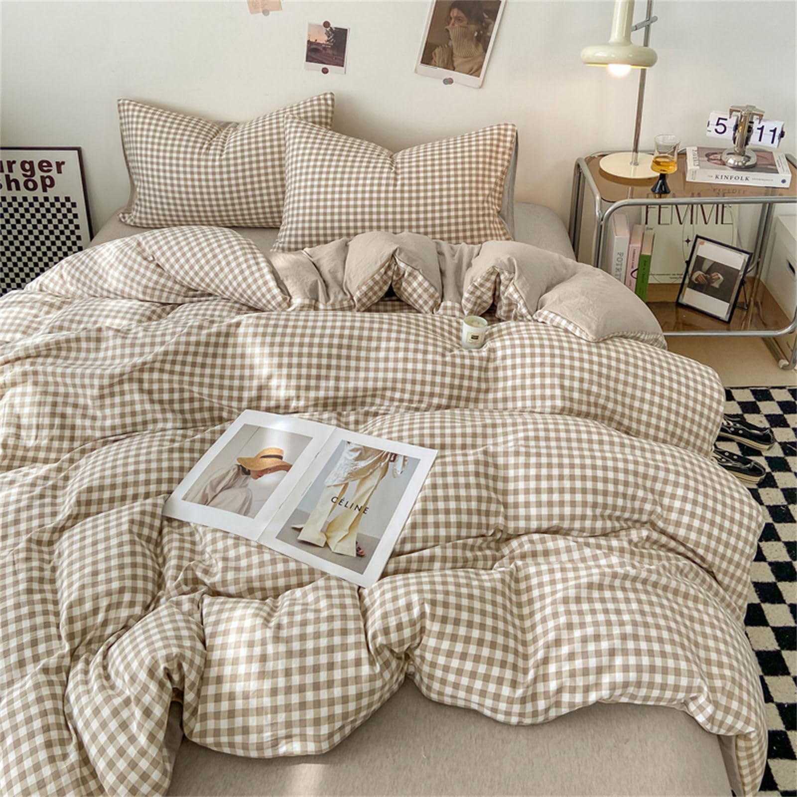 Nayoroom pillow shams queen 20x30; easy envelope closure for quick pillow refresh.