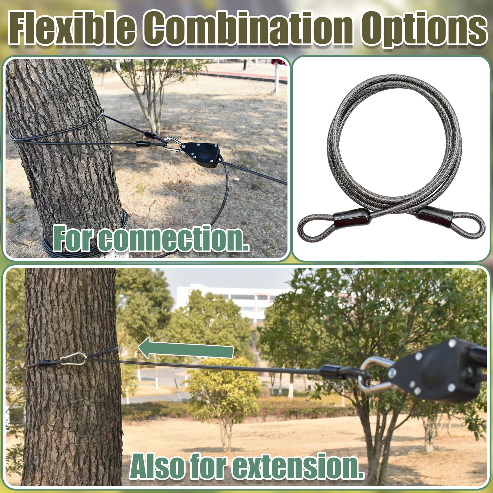 NAZOU Outdoor Retractable Clothesline extended length shows 34ft+5ft reach for flexible drying