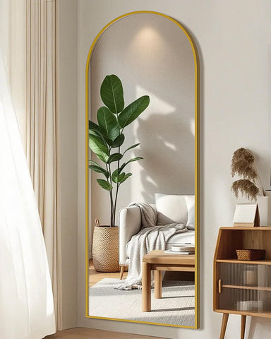 NBGV full-length mirror with stand gold frame suits bedrooms