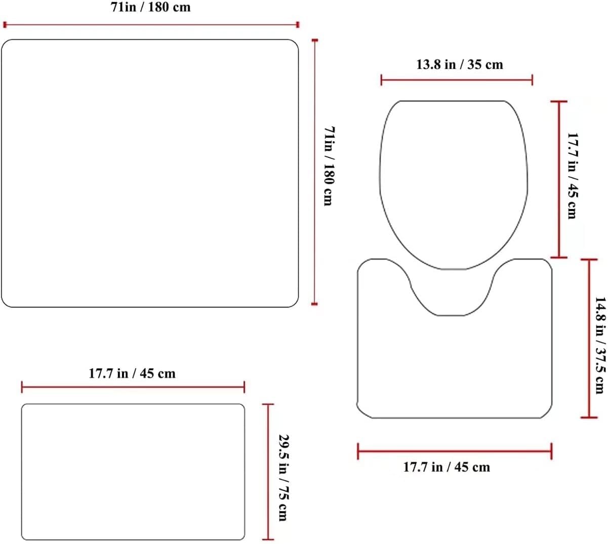 NBVKO 12-hook set included for easy, secure curtain installation