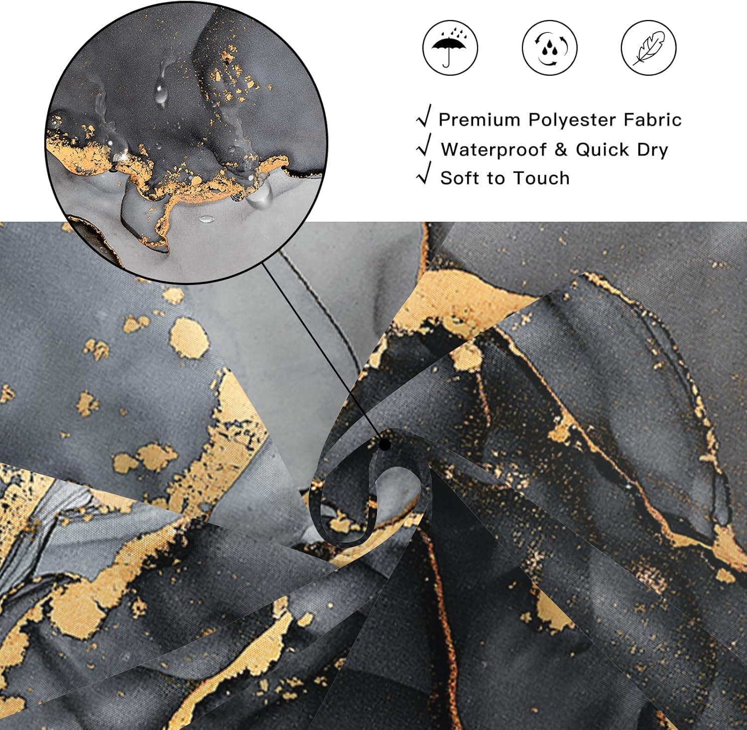 NBVKO toilet lid cover in gold for quick style upgrade