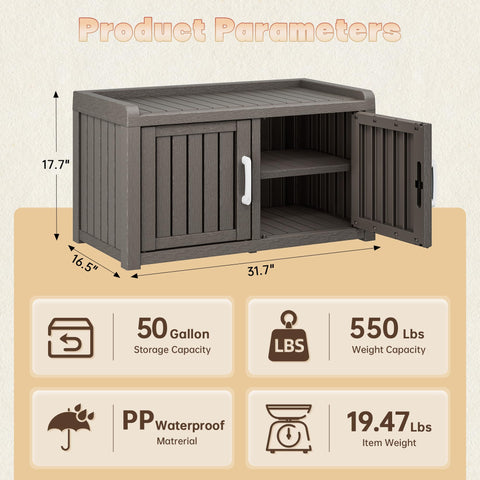 NBYSGO interior with adjustable shelves fits boots and sneakers.