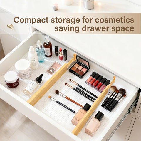 NCUE bamboo drawer divider durability for long-lasting organization