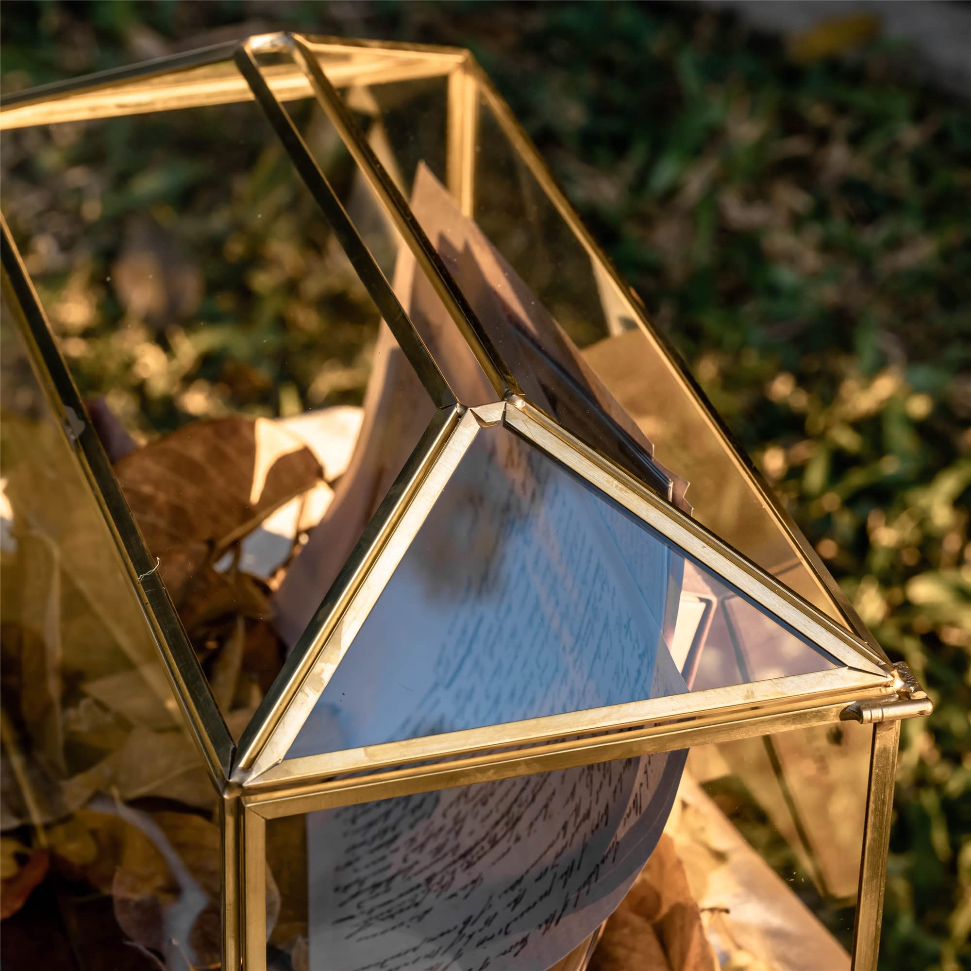 NCYP wedding card box on reception table doubles as a centerpiece