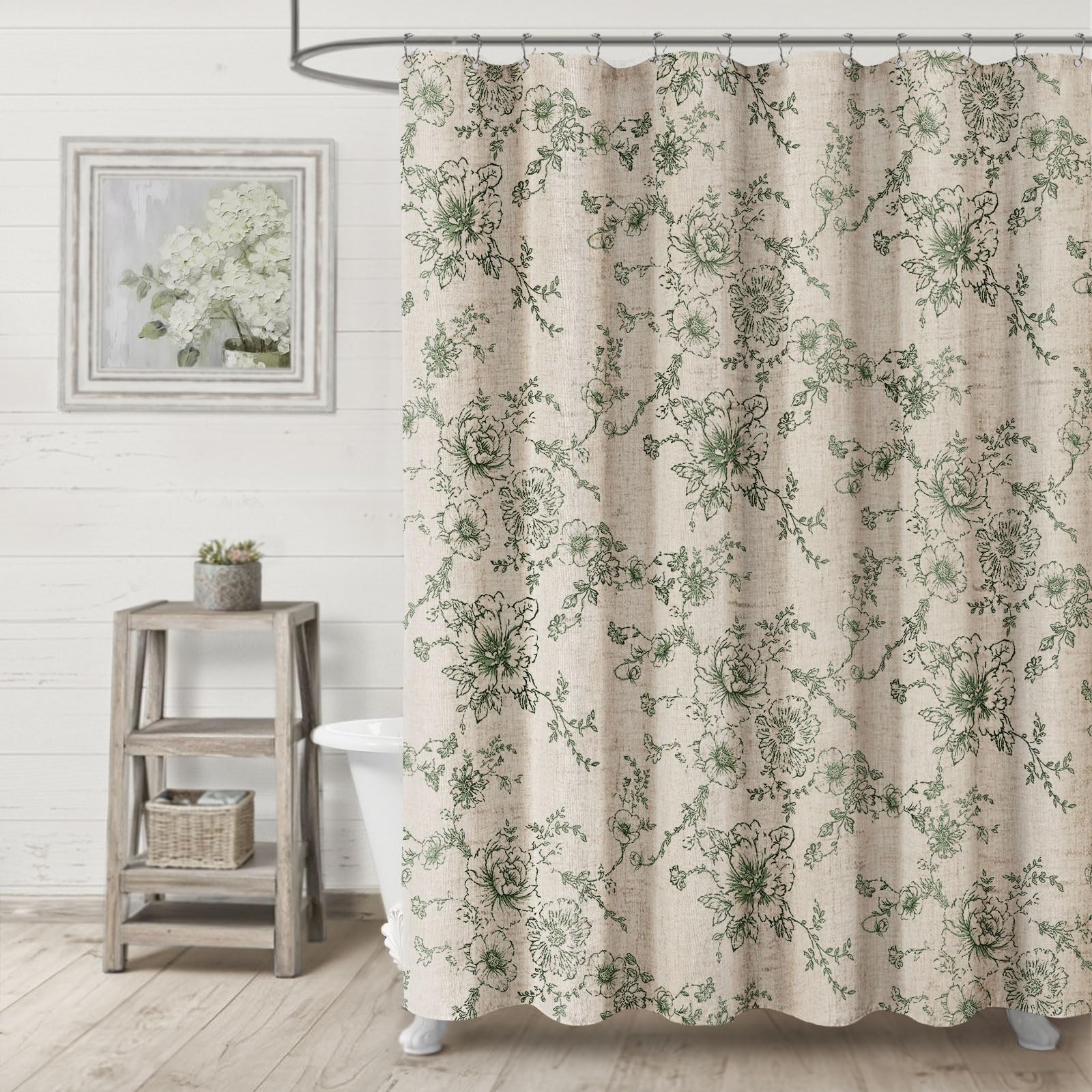 NDDYCU Farmhouse Linen Curtain 72x72 size for ample coverage.