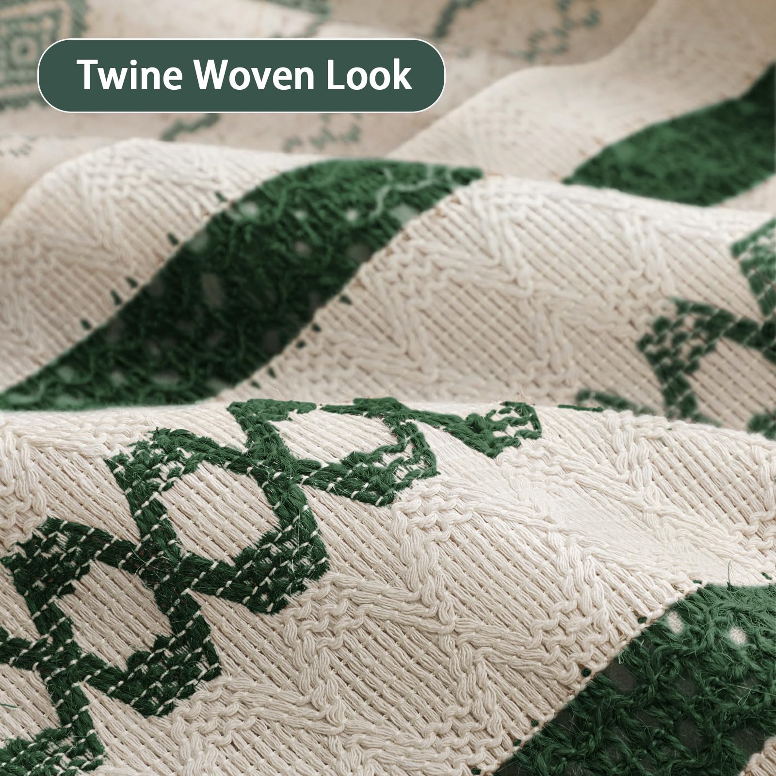 NDDYCU twine-centered weave adds natural charm to any shower space.