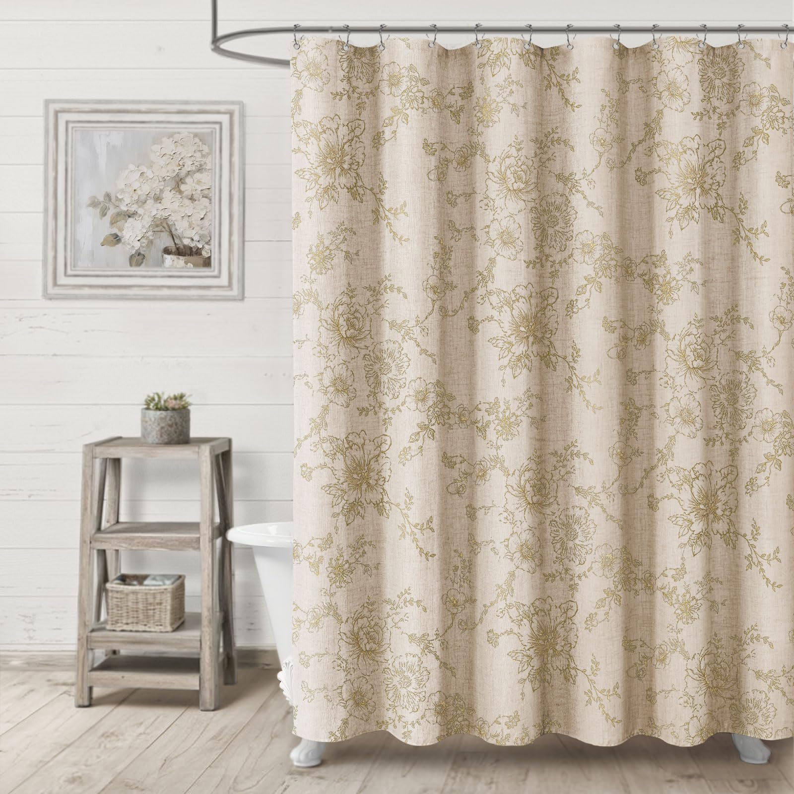 NDDYCU light-filtering curtain preserves privacy while brightening spaces.