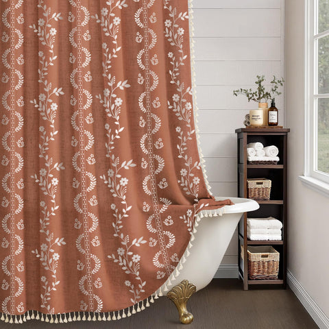 NDDYCU linen-blend-fabric offers soft touch and breathable privacy.