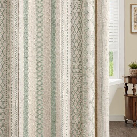 NDDYCU curtain is machine washable for simple maintenance in cold water.
