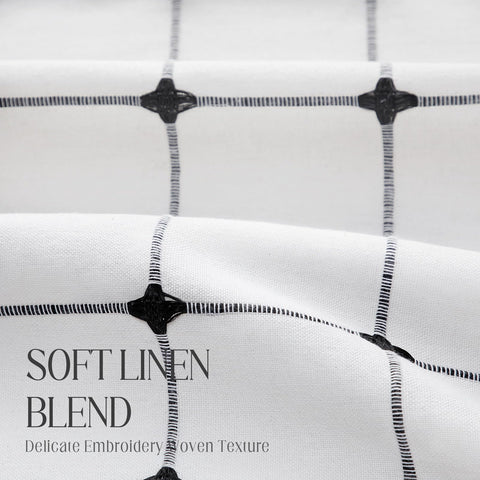 NDDYCU boho farmhouse style curtain enhances bathroom ambience.