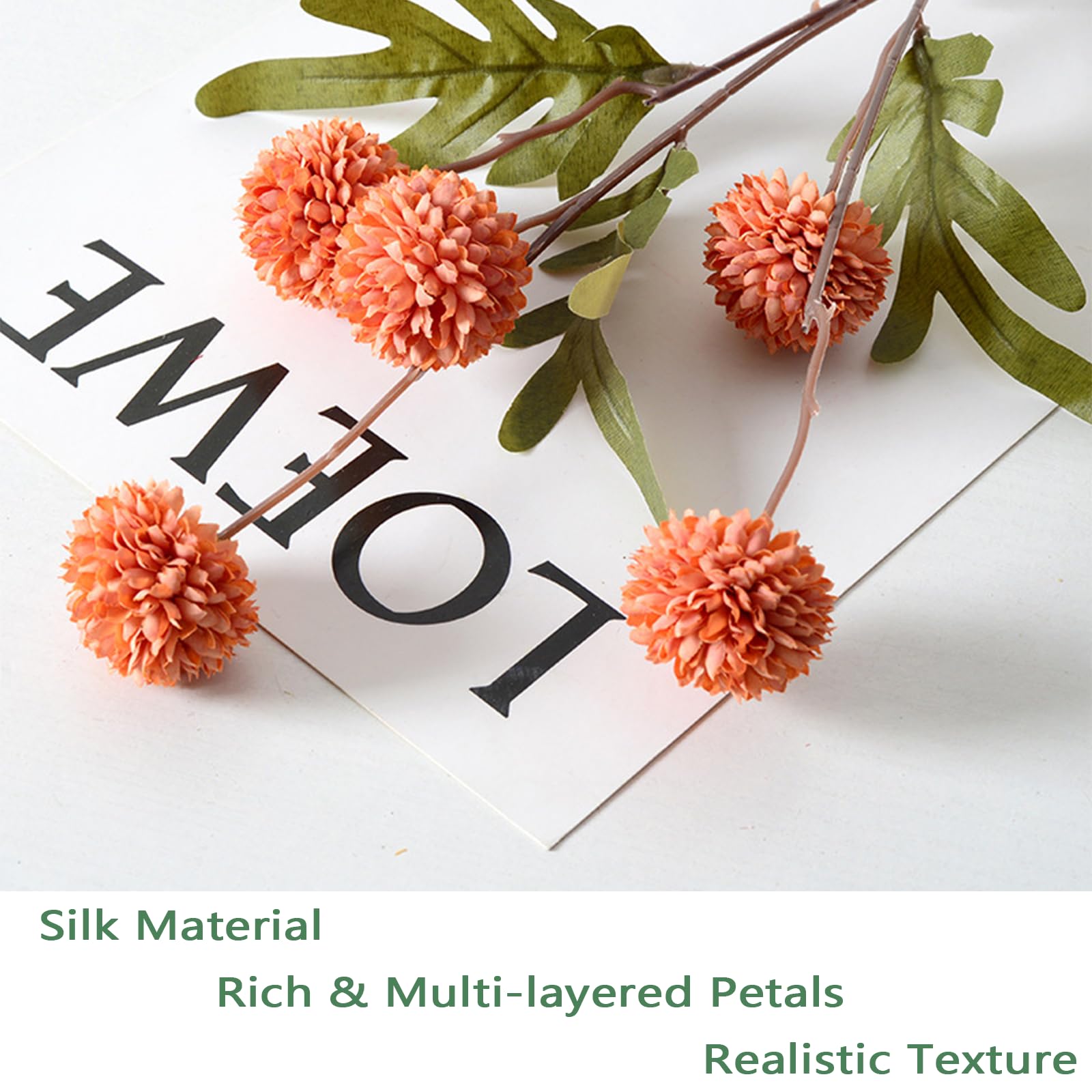 Neabuler artificial chrysanthemum bundle adds lifelike charm.