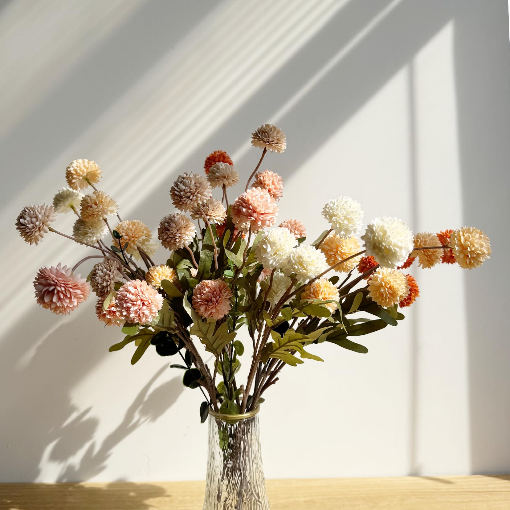 Neabuler mixed-color kiku flowers on stems for elegant centerpieces.