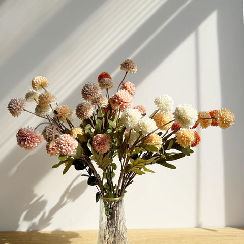 Neabuler mixed-color kiku flowers on stems for elegant centerpieces.