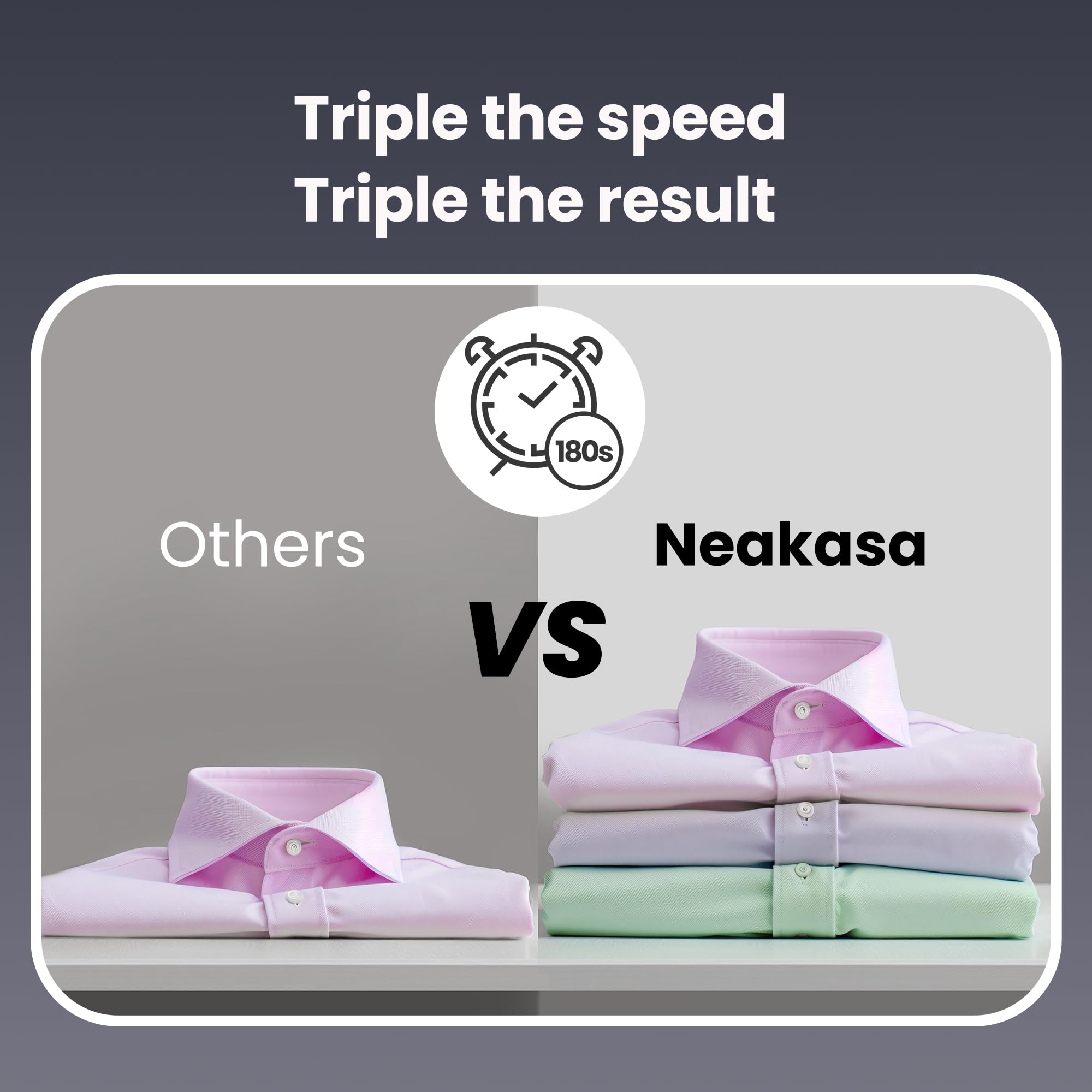 Neakasa Magic 1 AirIron close-up highlights suction and steam integration