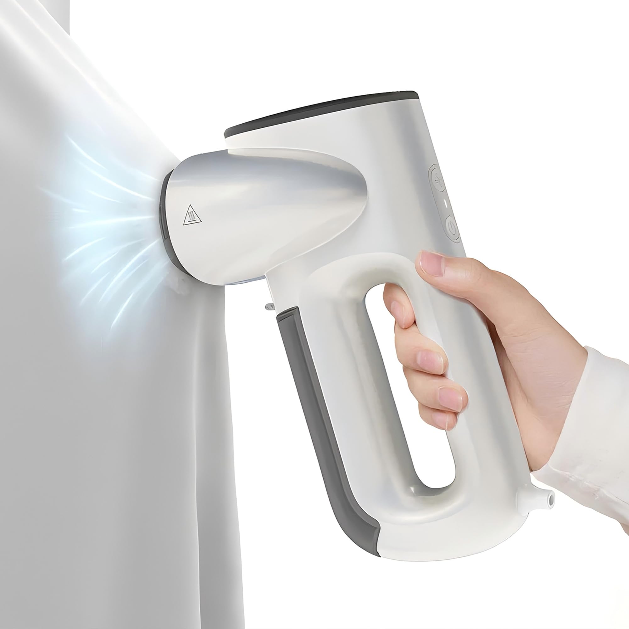 Neakasa Magic 1 AirIron tech close-up highlights 2300Pa suction for precise steaming